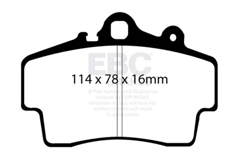 EBC — Redstuff Ceramic Low Dust Brake Pads