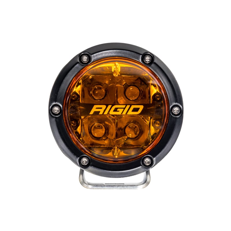Rigid Industries — 360-Series 4 Inch Spot with Amber PRO Lens - Pair
360-SERIES 4 INCH LED SPOT BEAM AMBER PRO; PAIR
