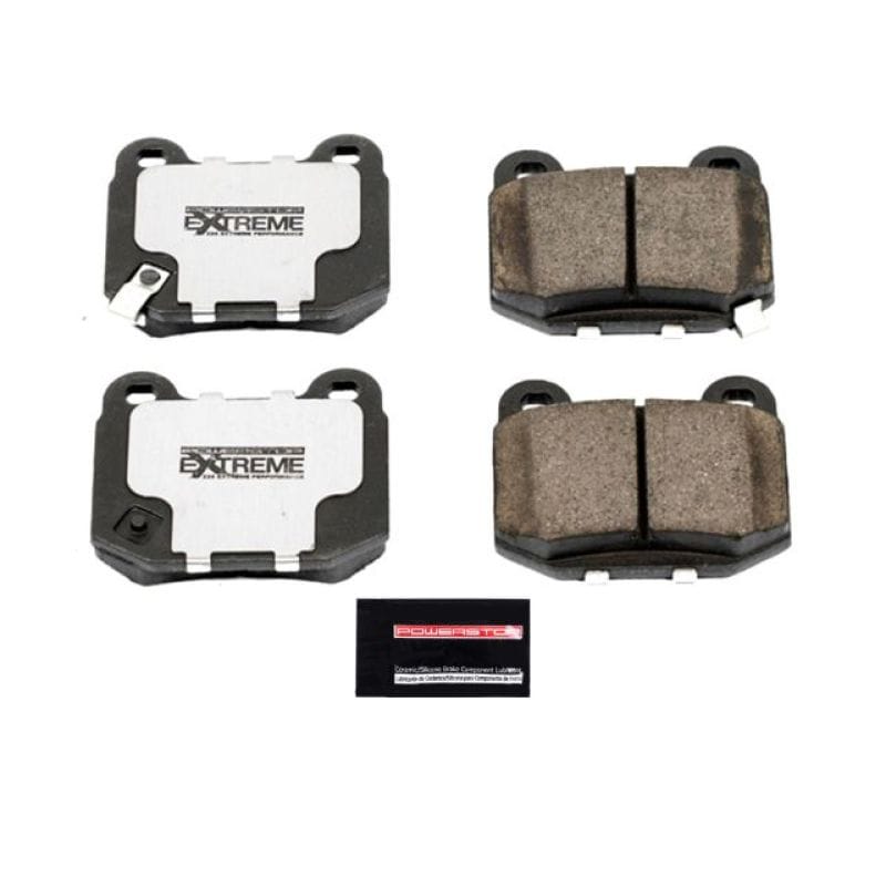 PowerStop — PowerStop - Z26 Performance Carbon-Fiber Ceramic Brake Pads with Hardware Kit
