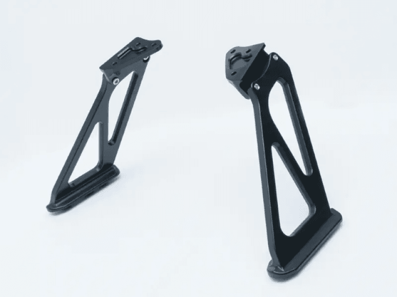 Cusco — Cusco 23+ Honda Civic Type-R (FL5) Bolt-on/OE Replacement High Position Rear Wing Stay/Bracket Set