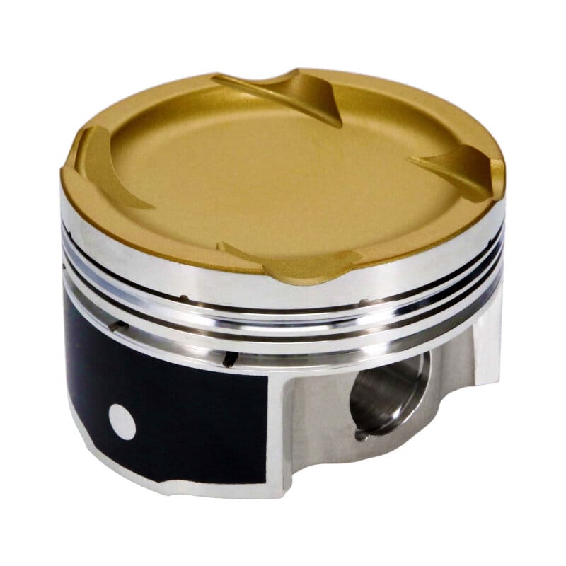 JE Pistons — Piston Set, 2618, Inv Dome/Dish, 3.484 Bore, 1.432 CD, 0.866 Pin, Set of 4.