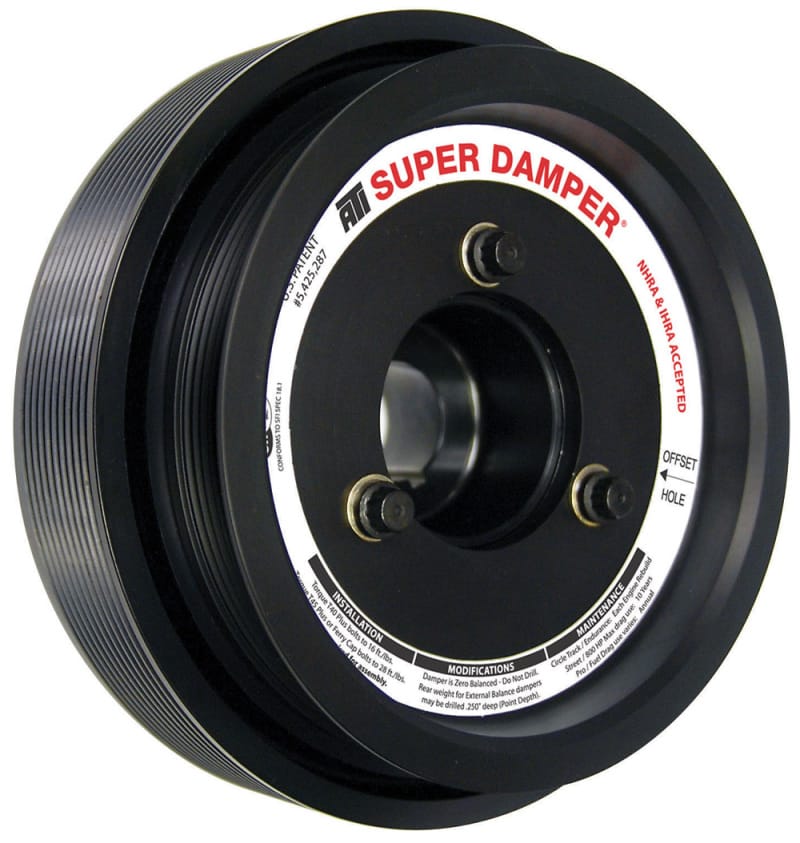 ATI — ATI Damper - 7.81in - Alum - 6/10 Grv - Ford GT 500 - 5.4 / 5.8 - 07-14 - 10 Percent OD Size