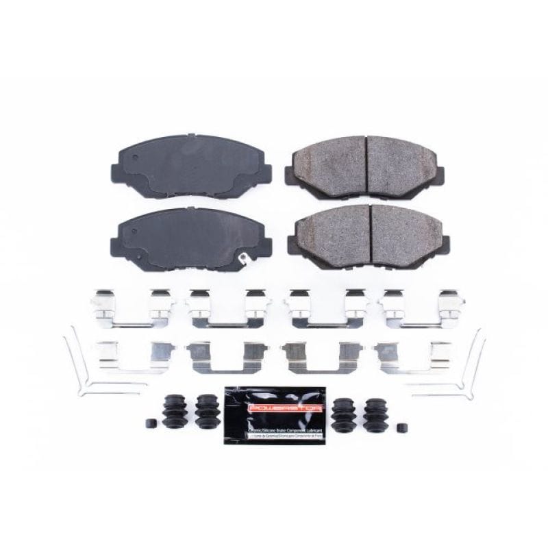 PowerStop — PowerStop - Z23 Daily Driver Carbon-Fiber Ceramic Brake Pads with Hardware Kit