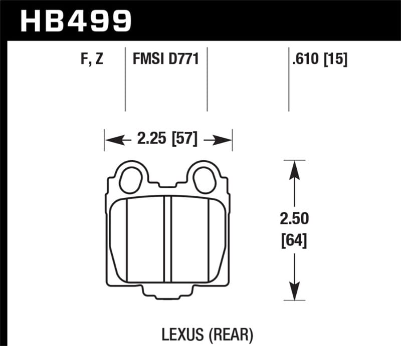 Hawk Performance — HPS 5.0 Disc Brake Pad