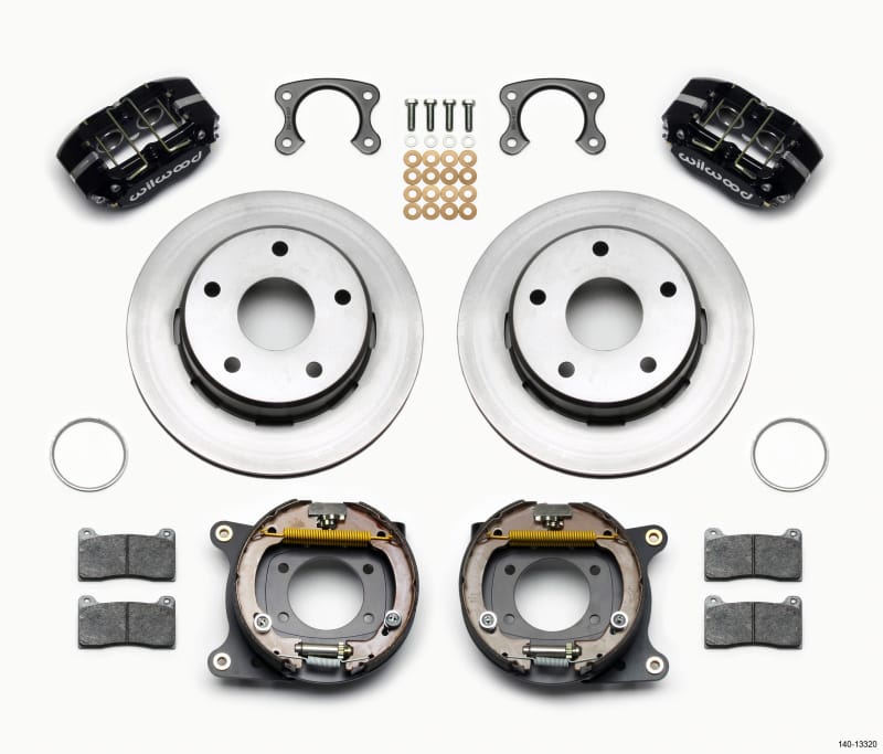 Wilwood — KIT,REAR,DISC/DRUM,SMALL FORD,2.36 OFF DPL,1 PC,5x5.50 BC,12.19 ROTOR