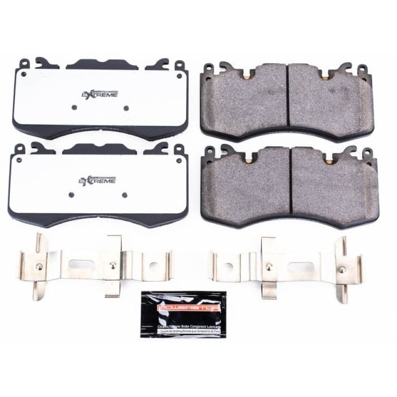 PowerStop — PowerStop - Z36 Truck and SUV Carbon-Fiber Ceramic Brake Pads with Hardware Kit