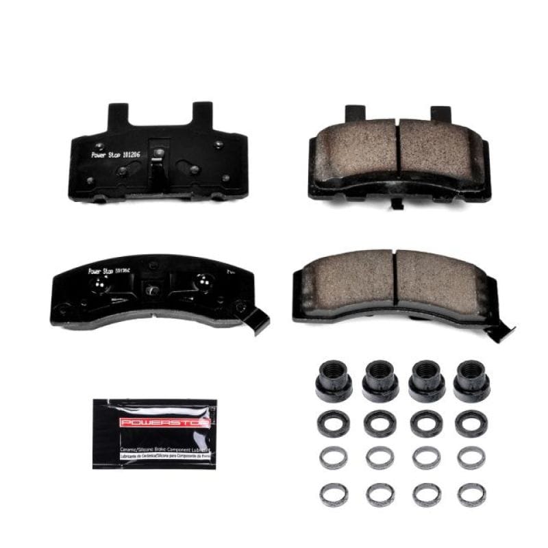 PowerStop — PowerStop - Z23 Daily Driver Carbon-Fiber Ceramic Brake Pads with Hardware Kit
