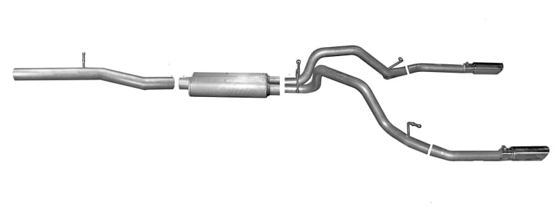 Gibson — Gibson 15-18 Chevrolet Silverado 1500 LS 5.3L 3in/2.25in Cat-Back Dual Split Exhaust - Aluminized
Truck/Suv