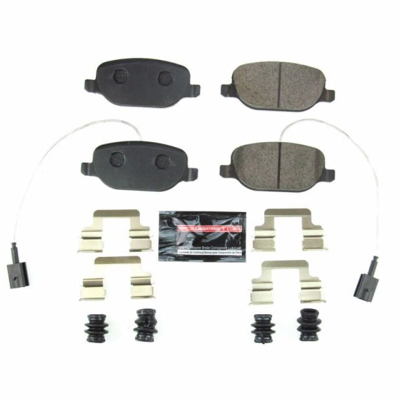 PowerStop — PowerStop - Z23 Daily Driver Carbon-Fiber Ceramic Brake Pads with Hardware Kit