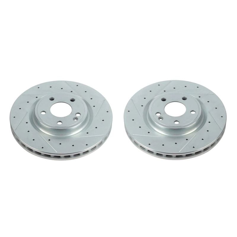 PowerStop — PowerStop Evolution Performance Drilled, Slotted & Plated Brake Rotor Pair