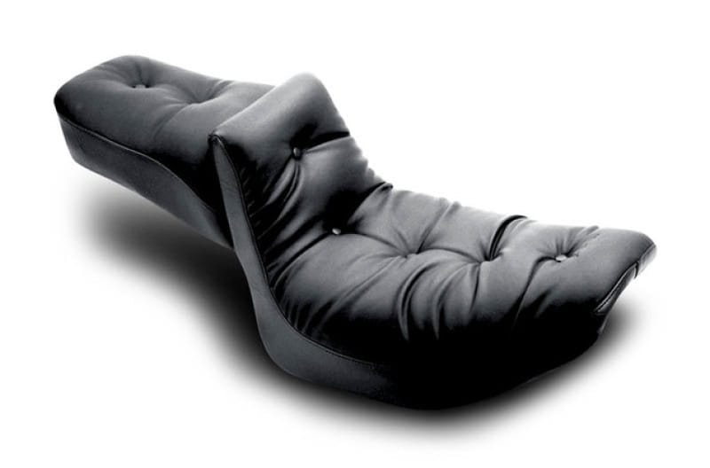 Mustang Motorcycle — Mustang 82-00 Harley FXR 2PC Seat Regal - Black