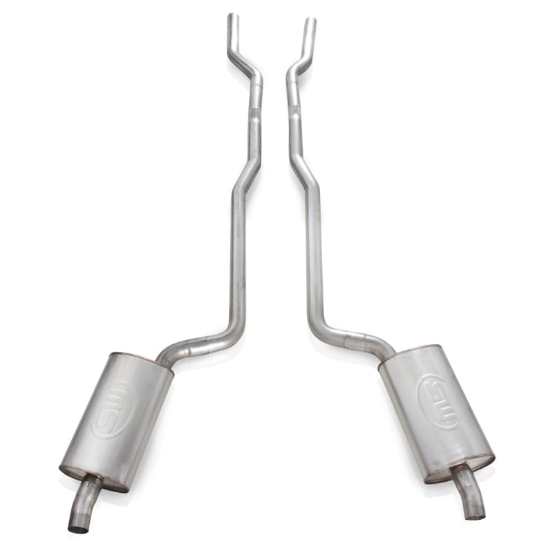 Stainless Works — Stainless Works Catback Dual Long Chambered Mufflers Performance Connect