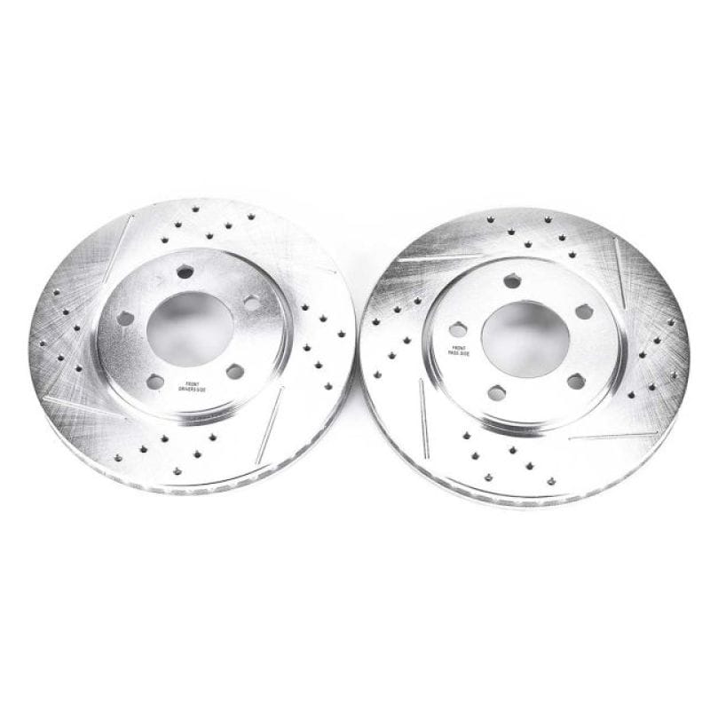PowerStop — PowerStop Evolution Performance Drilled, Slotted & Plated Brake Rotor Pair