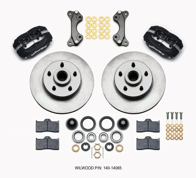 Wilwood — KIT,FRONT,WWE PRO SPINDLE,FDLI,11.03 HUB/ROTOR,BLACK POWDER COAT