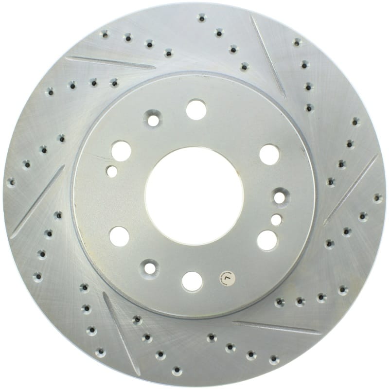 Stoptech — StopTech Select Sport Drilled and Slotted Brake Rotor; Front Left