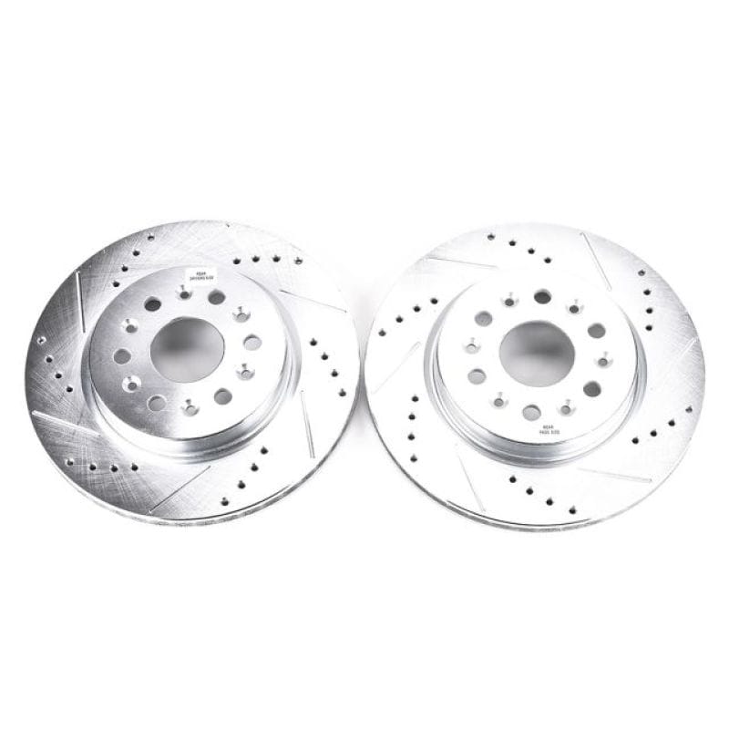 PowerStop — PowerStop Evolution Performance Drilled, Slotted & Plated Brake Rotor Pair