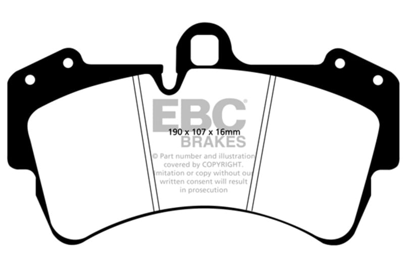 EBC — Redstuff Ceramic Low Dust Brake Pads