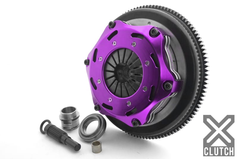 XCLUTCH — Clutch Kit Inc Chromoly Flywheel; 7  1/4" Twin Solid Ceramic Clutch Discs