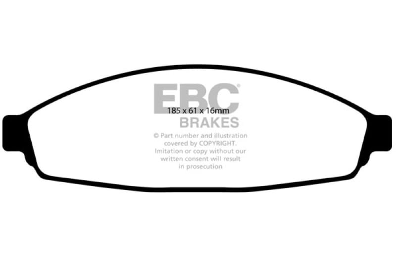 EBC — Redstuff Ceramic Low Dust Brake Pads