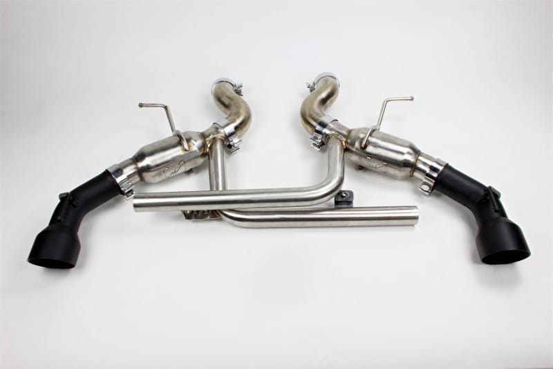 Mishimoto — Dual Tip Pro Axle-Back Exhaust, Black, fits Chevrolet Camaro SS 2016-2024