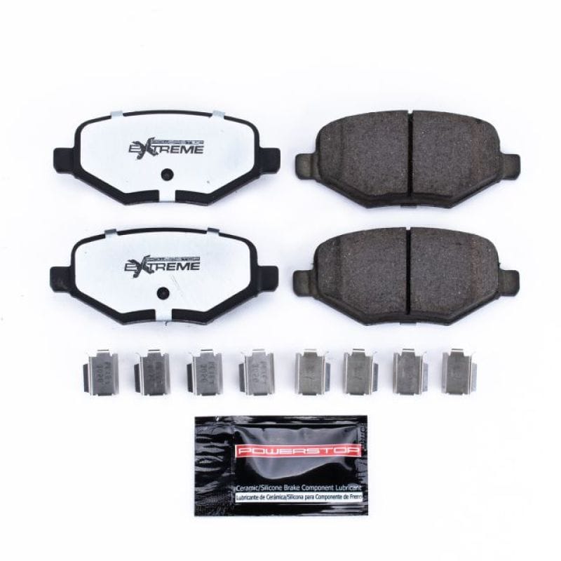 PowerStop — PowerStop - Z36 Truck and SUV Carbon-Fiber Ceramic Brake Pads with Hardware Kit