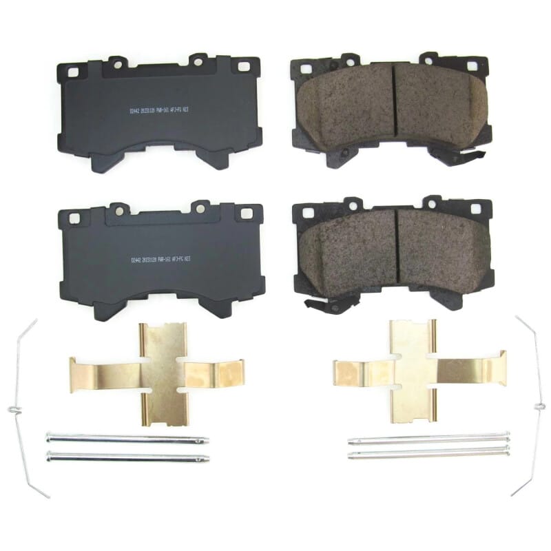 PowerStop — PowerStop - Z17 Low-Dust Ceramic Brake Pads with Hardware