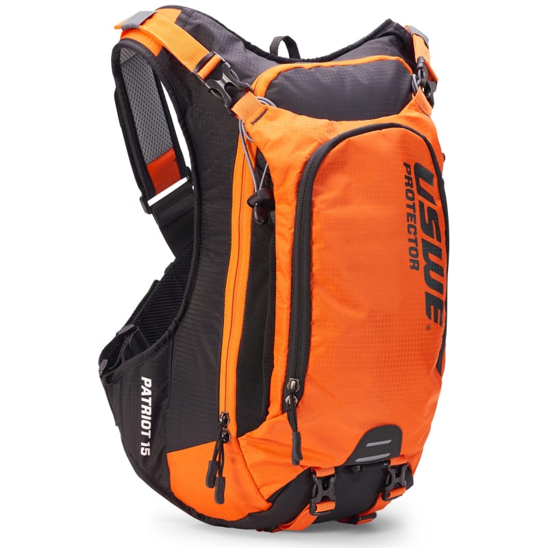 USWE — USWE Patriot MTB Protector Pack 15L - Orange/Black
