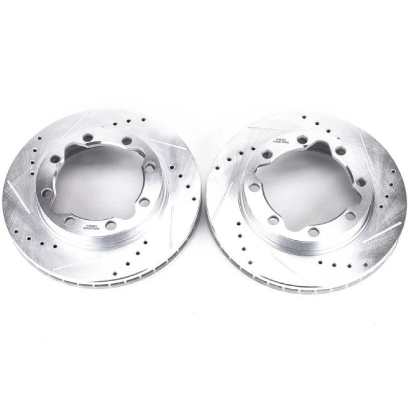 PowerStop — PowerStop Evolution Performance Drilled, Slotted & Plated Brake Rotor Pair