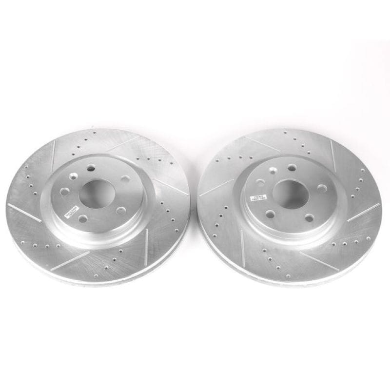 PowerStop — PowerStop Evolution Performance Drilled, Slotted & Plated Brake Rotor Pair