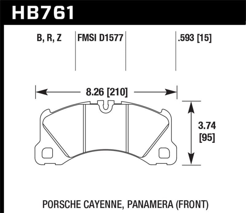 Hawk Performance — Performance Ceramic Disc Brake Pad