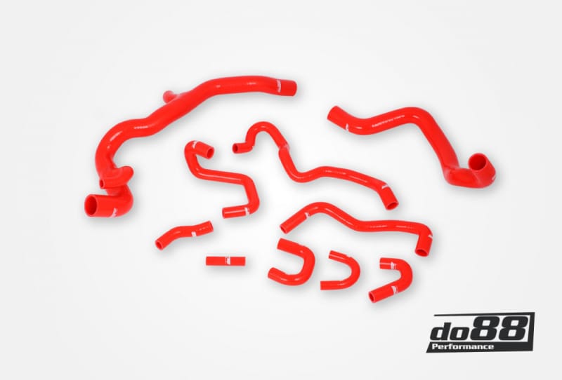 do88 — do88 Volvo S60/V60/V70/XC70/S80 T4 T5 2.5FT Automatic 07-16 Coolant Hoses Red