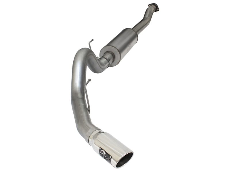 aFe — MACH Force-Xp 4 IN 409 Stainless Steel Cat-Back Exhaust System w/Polished Tip