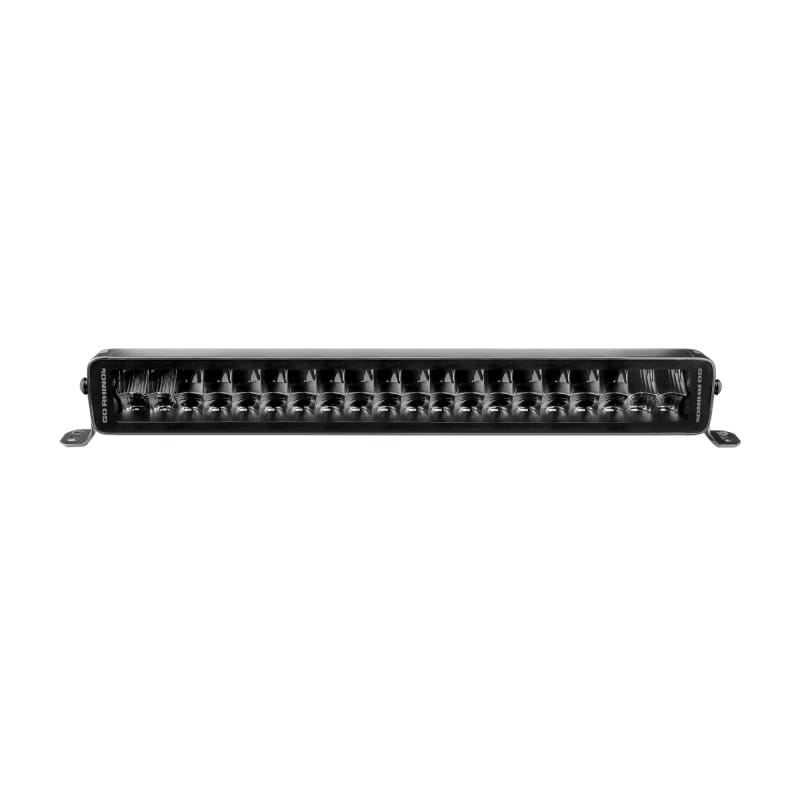 Go Rhino — Go Rhino Xplor Blackout Series Dbl Row LED Light Bar (Side/Track Mount) 21.5in. - Blk
BLKOUT - 20"LightBar