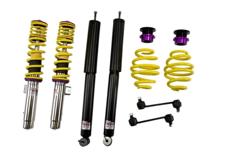 KW — Height adjustable stainless steel coilover system with pre-configured damping
KW COILOVER KIT V1 - 10220022