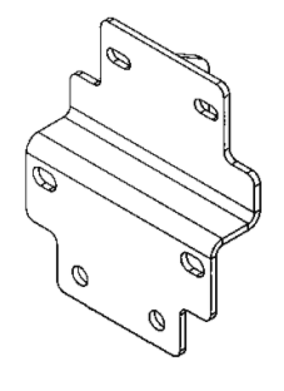 Go Rhino — Dominator Xtreme D1 D2 D6 DSS DT Side Steps - MOUNTING BRACKETS ONLY