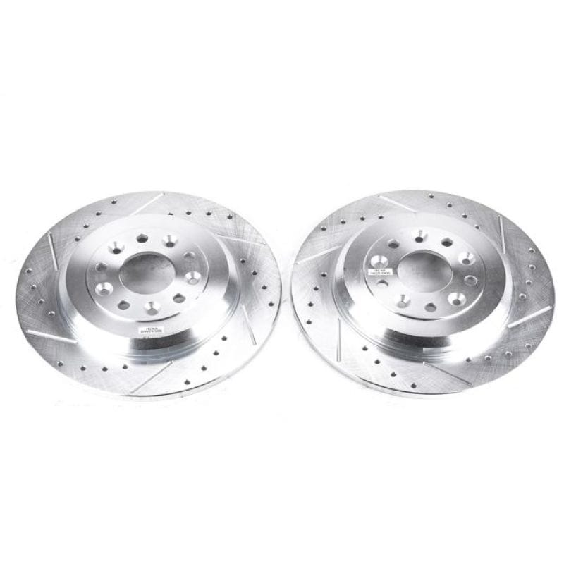 PowerStop — PowerStop Evolution Performance Drilled, Slotted & Plated Brake Rotor Pair