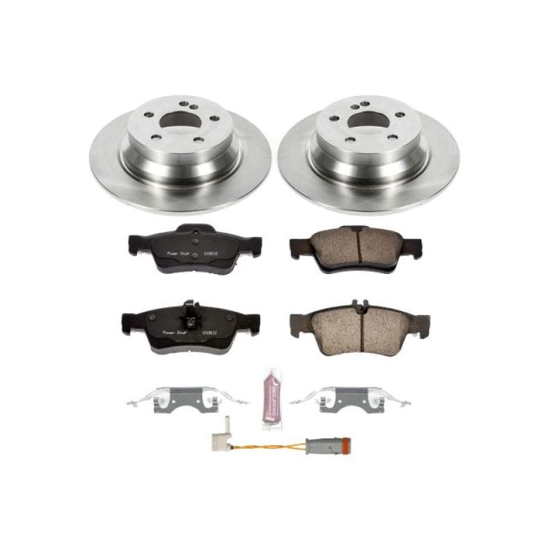 PowerStop — OE Stock Replacement Low-Dust Ceramic Brake Pad and Rotor Kit