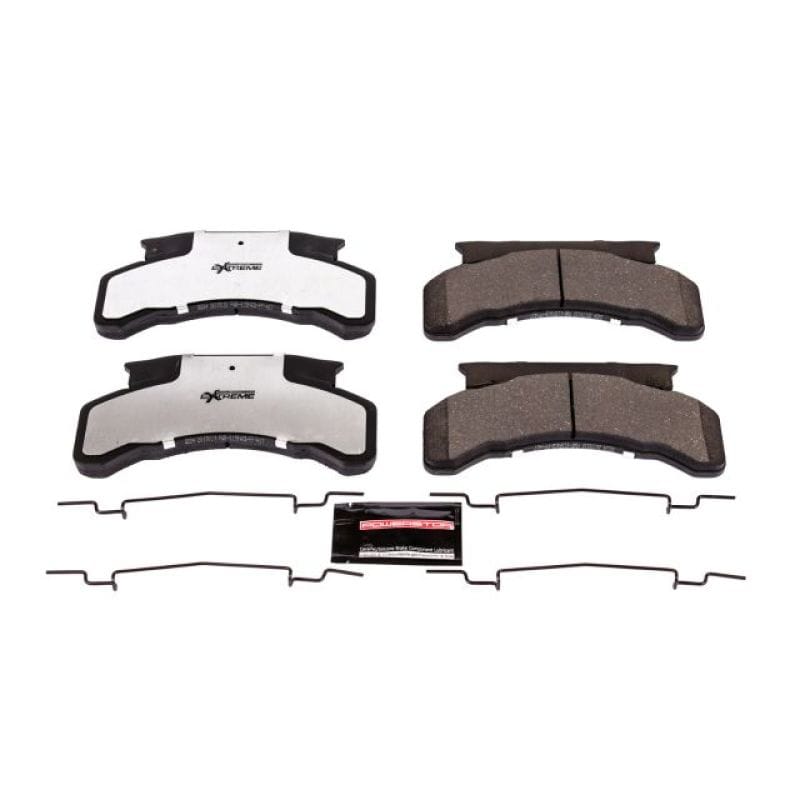 PowerStop — PowerStop - Z36 Truck and SUV Carbon-Fiber Ceramic Brake Pads with Hardware Kit