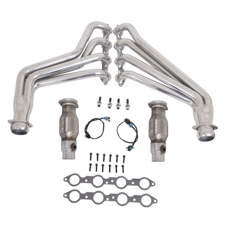 BBK — 2010-15 CAMARO 6.2 SS 1-3/4 LONG TUBE HEADERS W/CATS (POLISHED SILVER CERAMIC)
Long Tube Exhaust Header