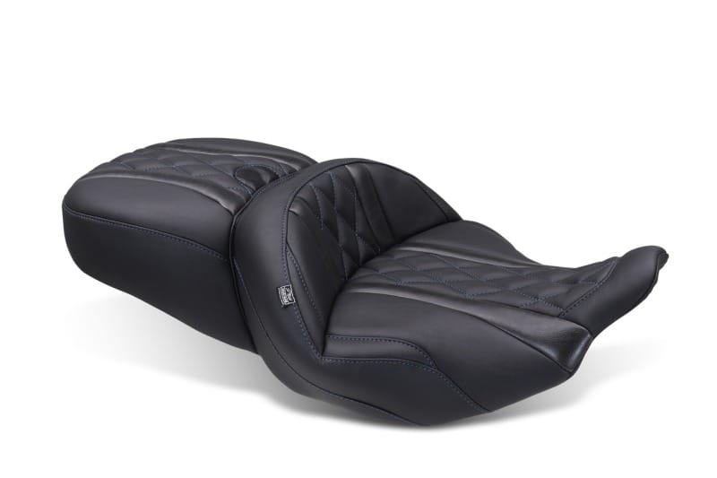 Mustang Motorcycle — Mustang 23-25 Harley CVO Road Glide (ST) Super Touring Standard Reach One-Piece, 2 UP Black