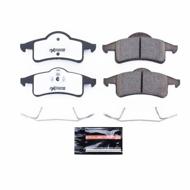 PowerStop — PowerStop - Z26 Performance Carbon-Fiber Ceramic Brake Pads with Hardware Kit