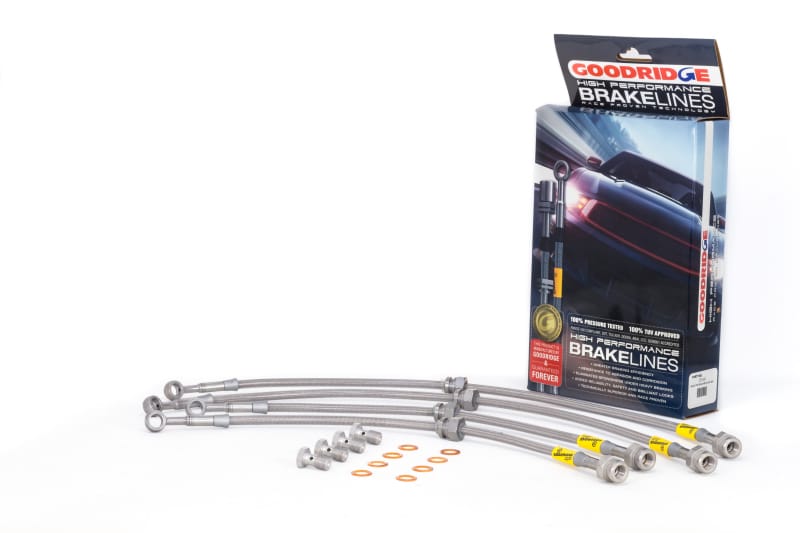 Goodridge — G-STOP SS Braided Brake Line Kit