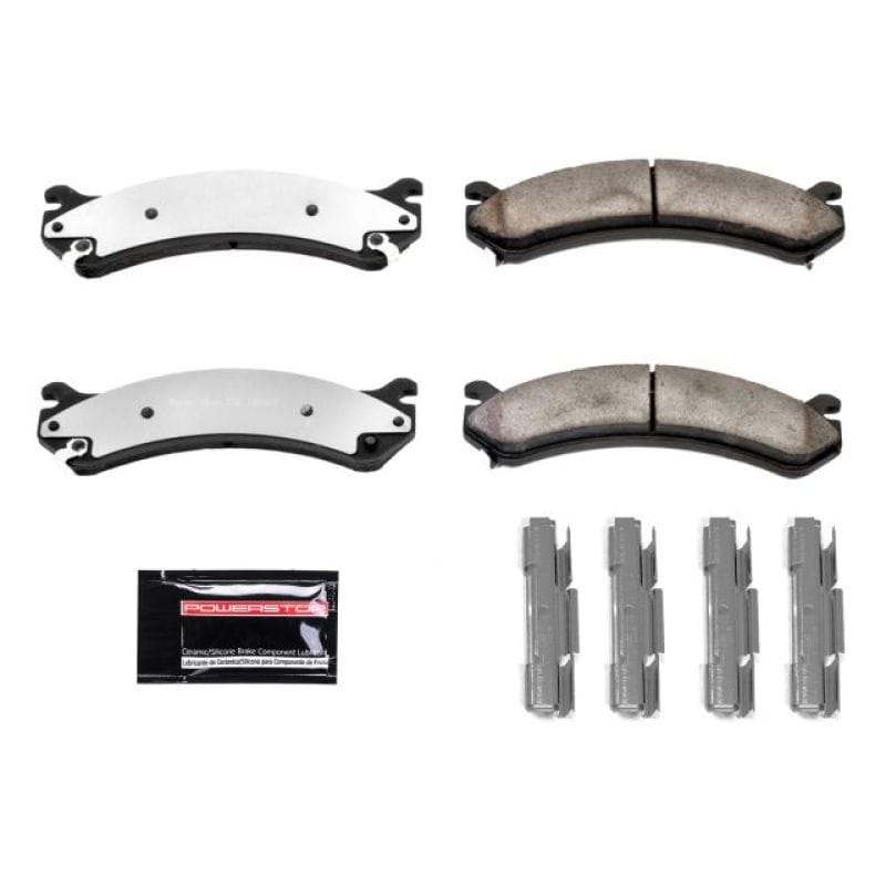 PowerStop — PowerStop - Z36 Truck and SUV Carbon-Fiber Ceramic Brake Pads with Hardware Kit