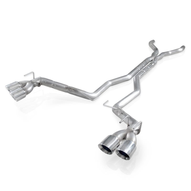 Stainless Works — Stainless Works Catback Dual Chambered Round Mufflers Factory Connect
