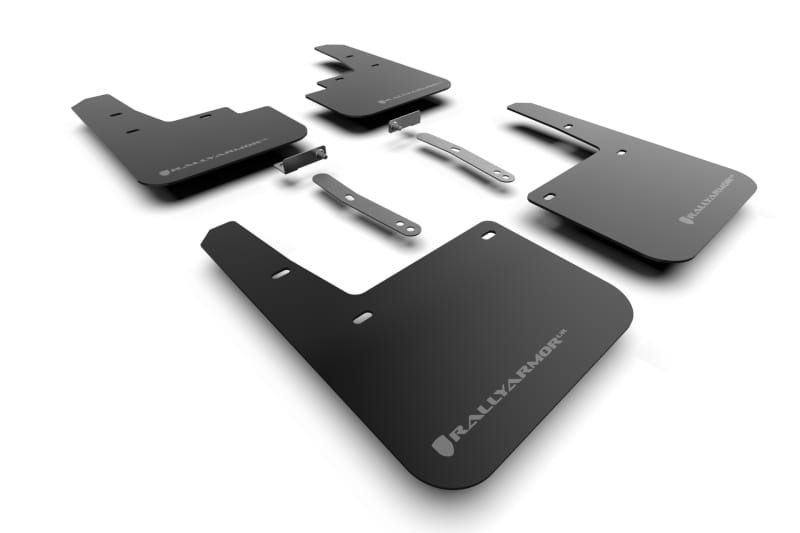 Rally Armor — Black Mud Flap/Grey Logo
