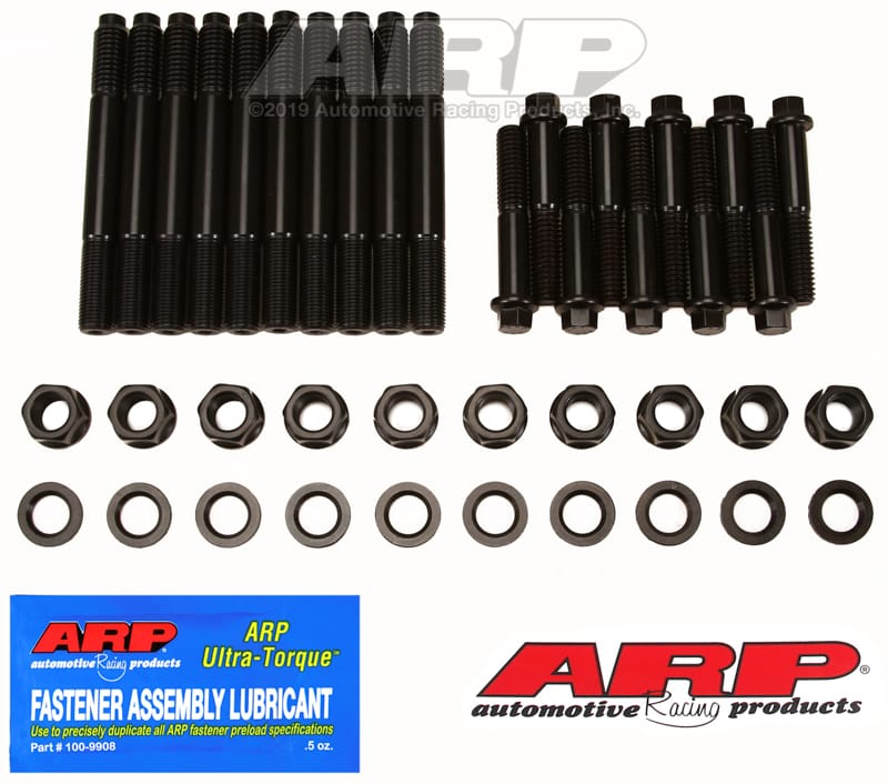 ARP — ARP SB Chevy WP Motown alum block (splayed) - Main Stud Kit