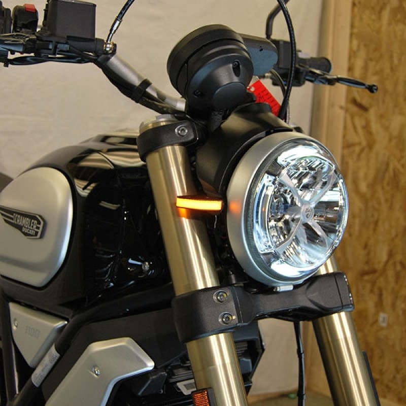 New Rage Cycles — New Rage Cycles 18+ Ducati Scrambler 1100 Front Turn Signals