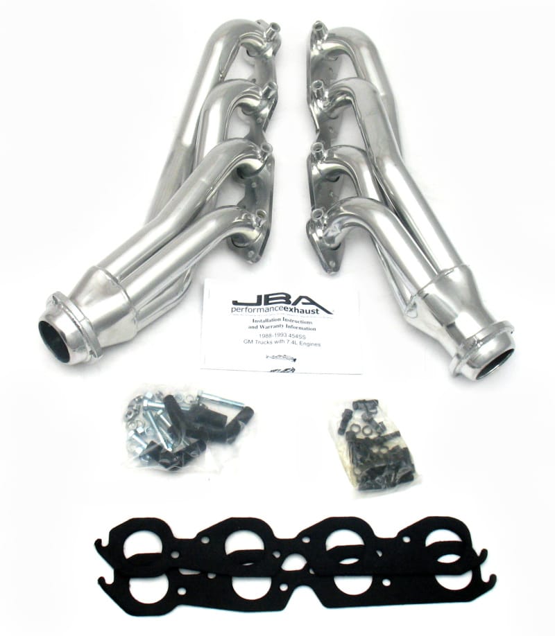 JBA — JBA 88-93 GM Truck 7.4L BBC w/A.I.R. 1-3/4in Primary Silver Ctd Cat4Ward Header
Exhaust Header