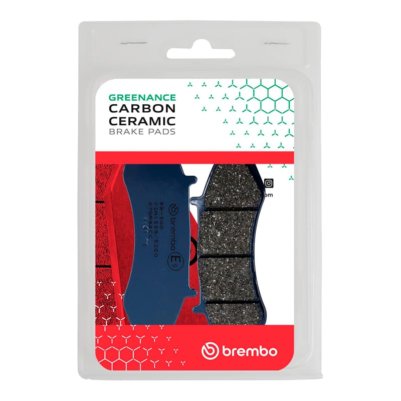 Brembo OE Powersports — Brembo OE Carbon Ceramic CC Brake Pad - Front