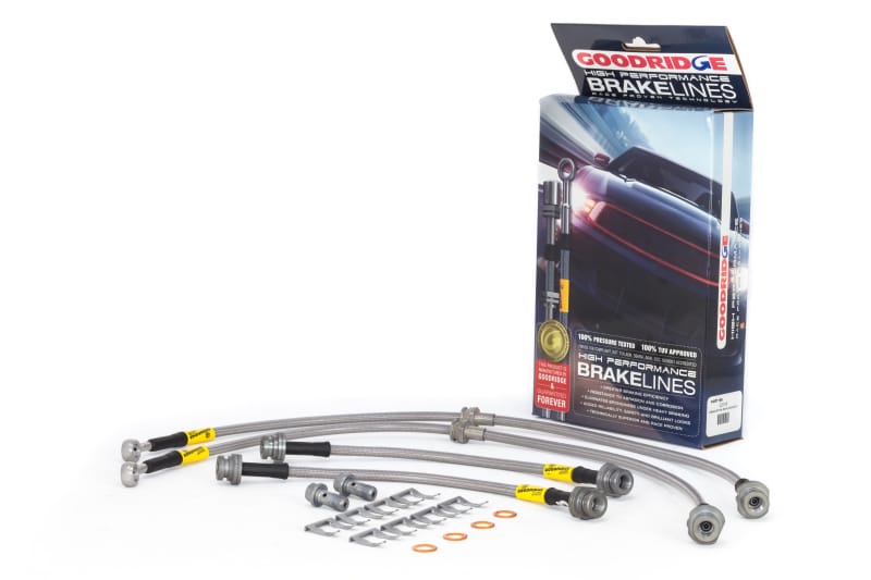 Goodridge — G-STOP SS Braided Brake Line Kit
